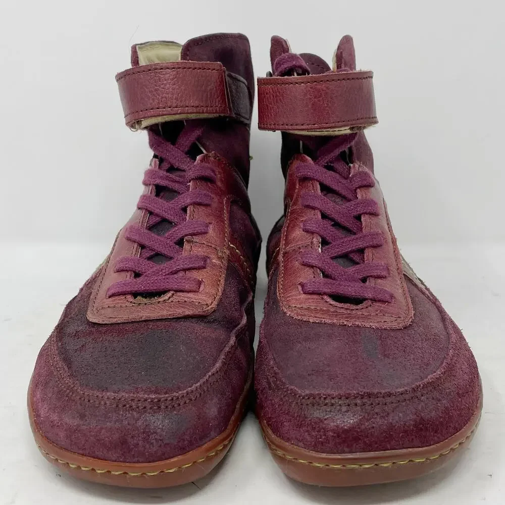 El Naturalista Purple Suede High Top Sneakers EU 37 US 7 - Picture 4 of 11